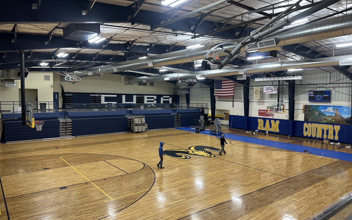Cuba High School — completed project