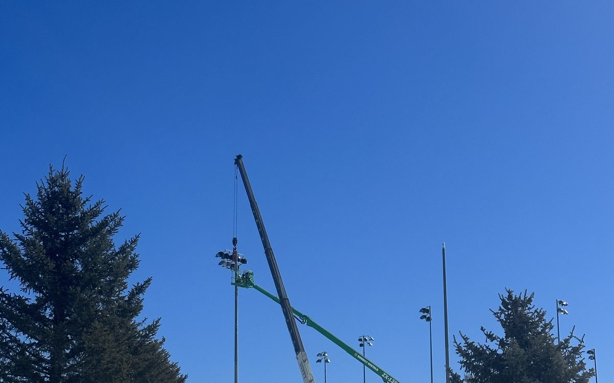 Greeley Youth Sports Complex lighting installation